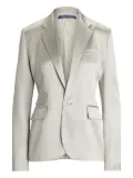 Ralph Lauren Collection Parker satin-finish tailored blazer - Silver