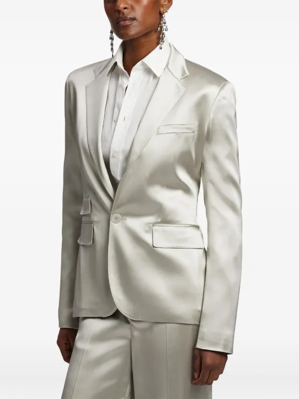 Ralph Lauren Collection Parker サテン テーラードジャケット 