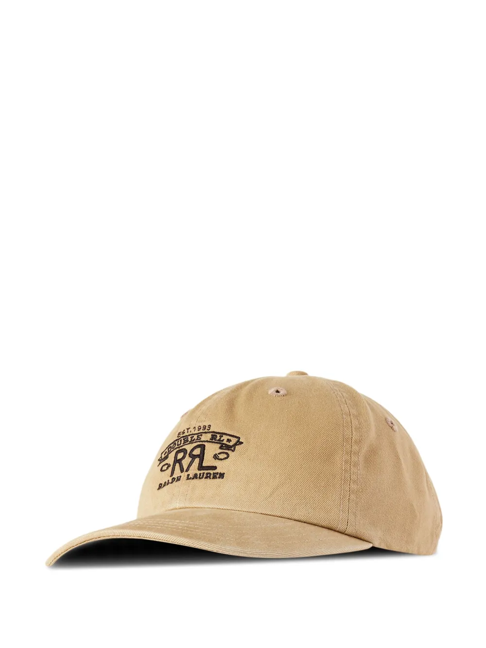 Ralph Lauren RRL Honkbalpet met geborduurd logo Beige