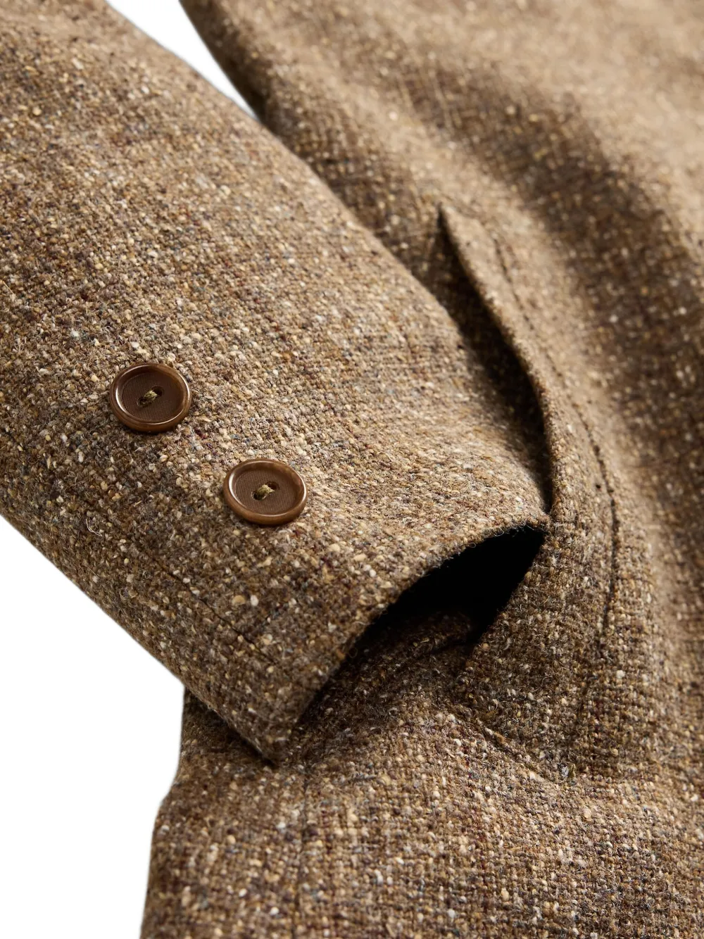 Rrl Halley Single-breasted Coat In Brown