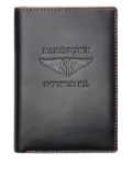 Ralph Lauren RRL embossed passport holder - Black
