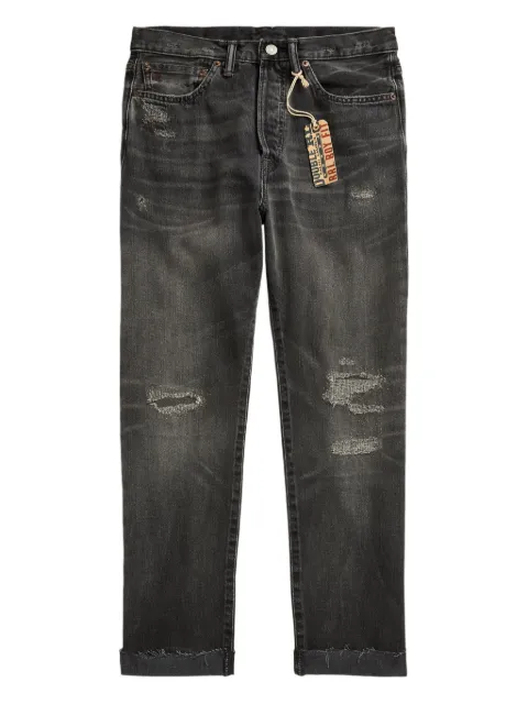 Ralph Lauren RRL distressed high-rise jeans