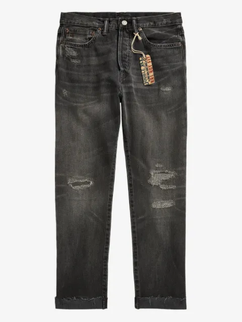Ralph Lauren RRL distressed high-rise jeans