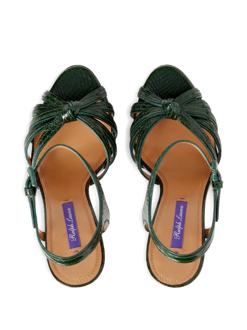 Ralph Lauren Collection 125mm Kieran sandals Green
