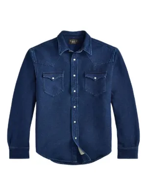 rrl ネップ デニムシャツ Ralph Lauren RRL デニムシャツ | ブルー | FARFETCH JP