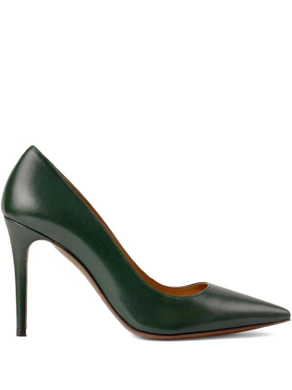 Ralph Lauren Collection 95mm Celia Pointed-toe Stiletto Pumps in Green