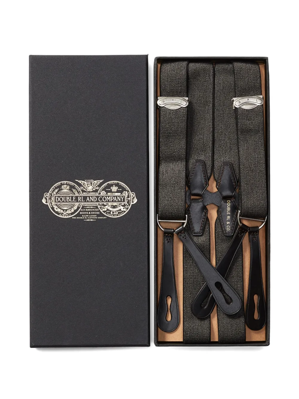 Ralph Lauren RRL Warren bretels Grijs