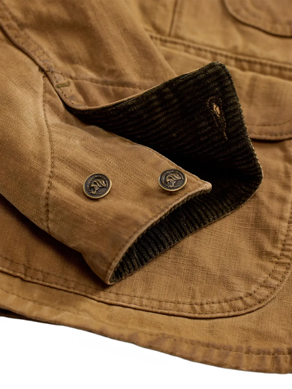 Rrl Caitlyn Canvas Jacket In Brown