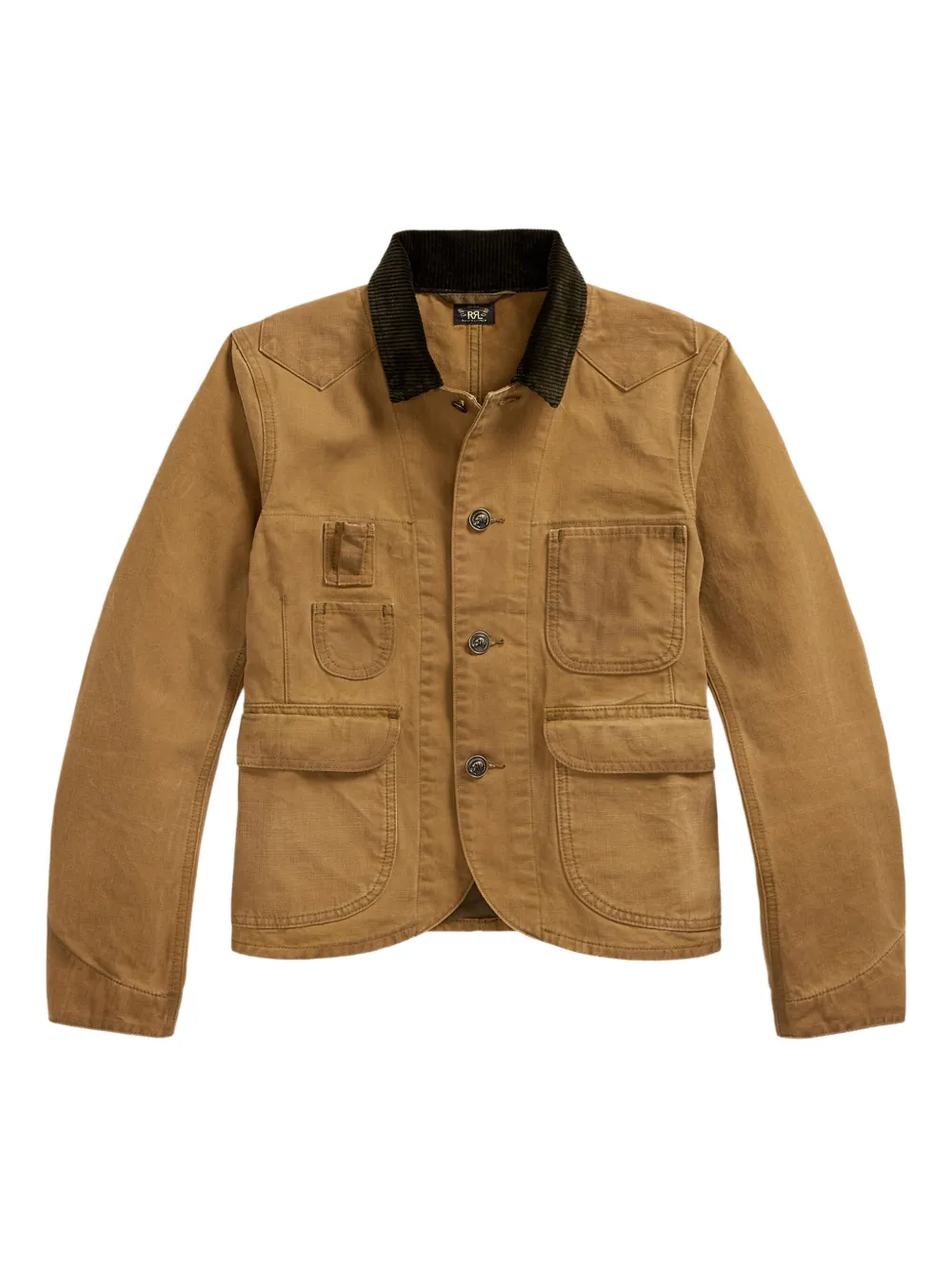 Rrl Caitlyn Canvas Jacket In Brown