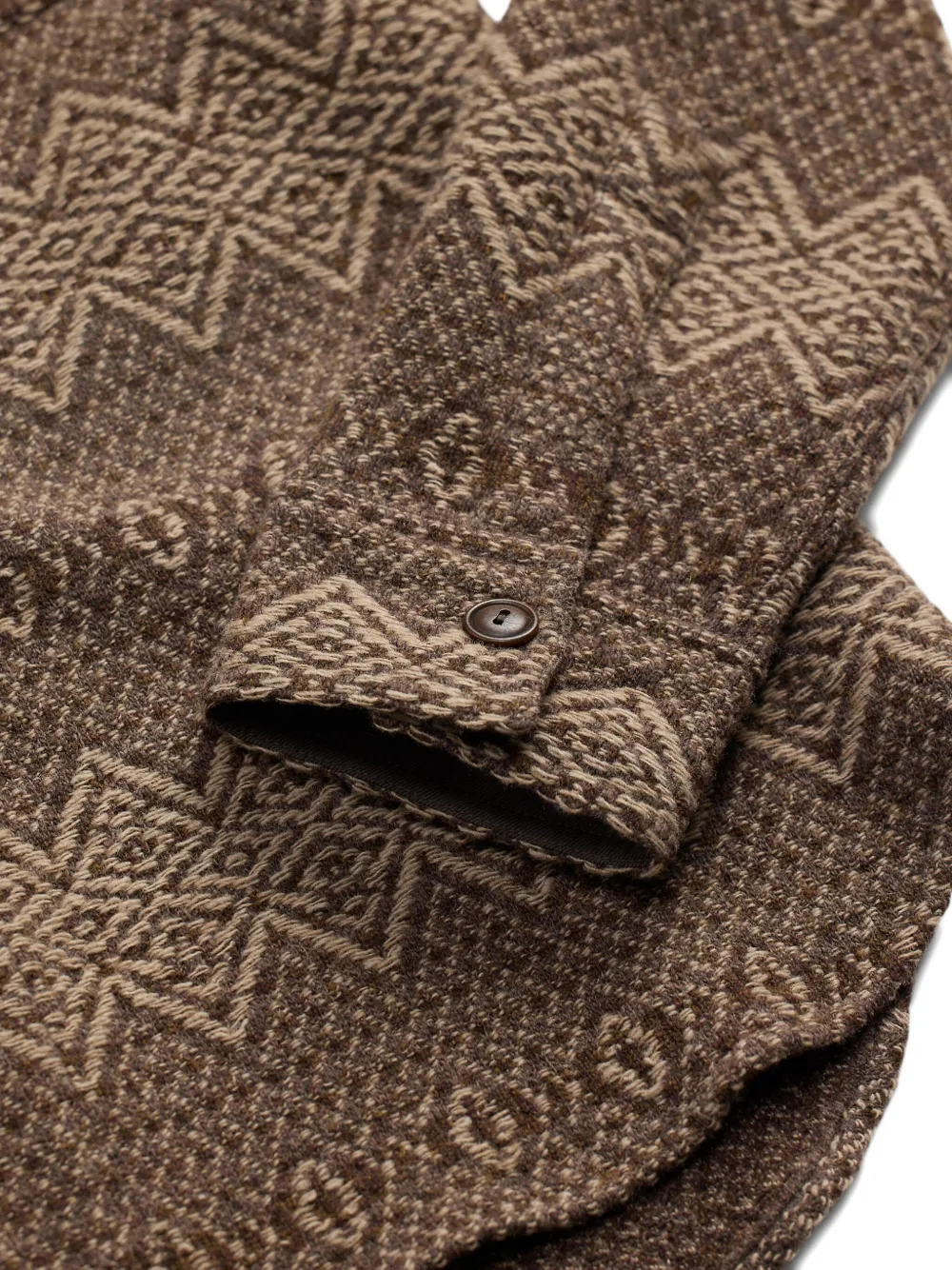 Ralph Lauren RRL Overhemd met jacquard Bruin