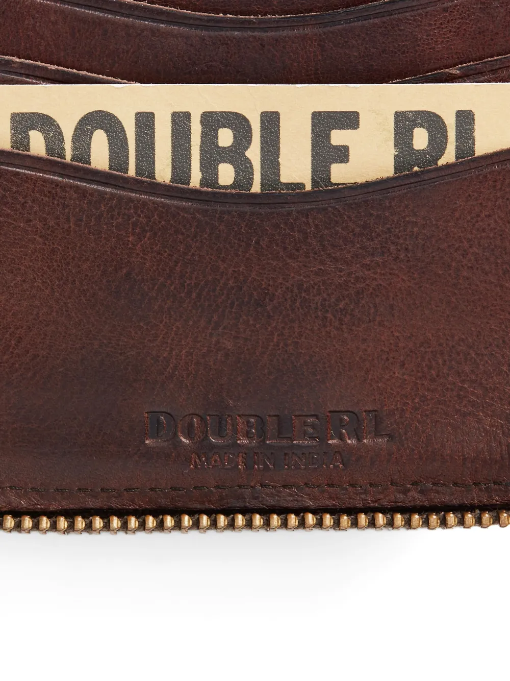Ralph Lauren RRL Leren portemonnee Bruin