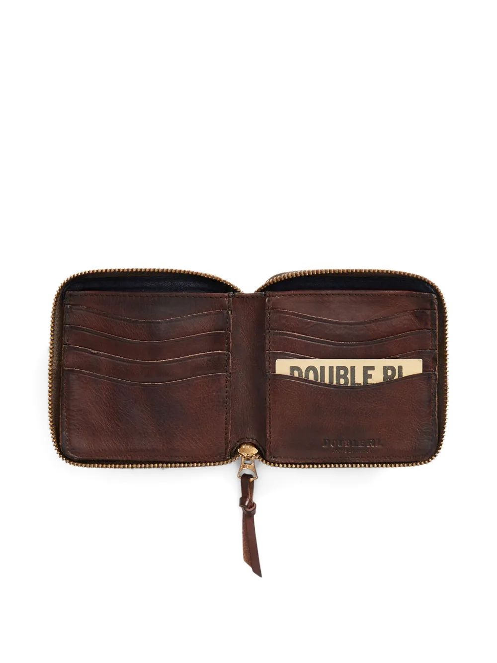 Ralph Lauren RRL Leren portemonnee Bruin