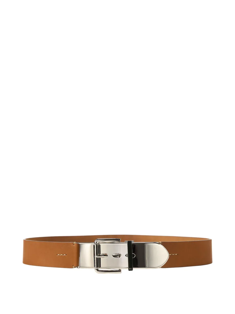 Ralph Lauren Collection Cintura in pelle con fibbia - Marrone