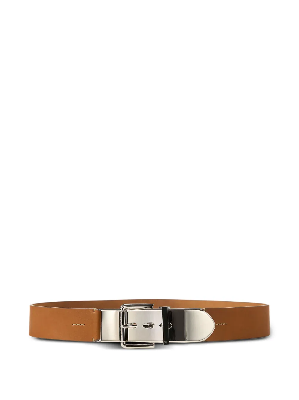 Ralph Lauren Collection Leren gespriem Bruin