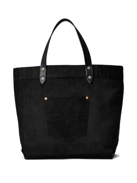 Ralph Lauren RRL Ranch suede tote bag