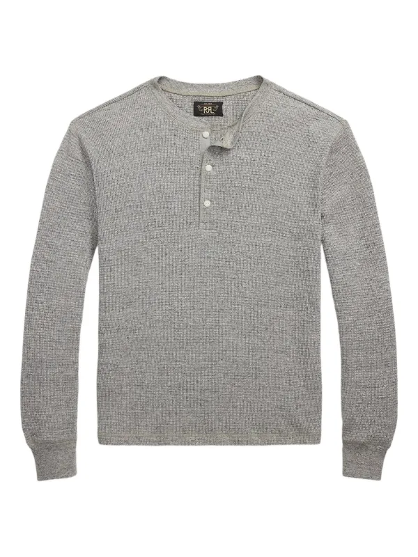 Ralph Lauren RRL ワッフルニット セーター | グレー | FARFETCH JP