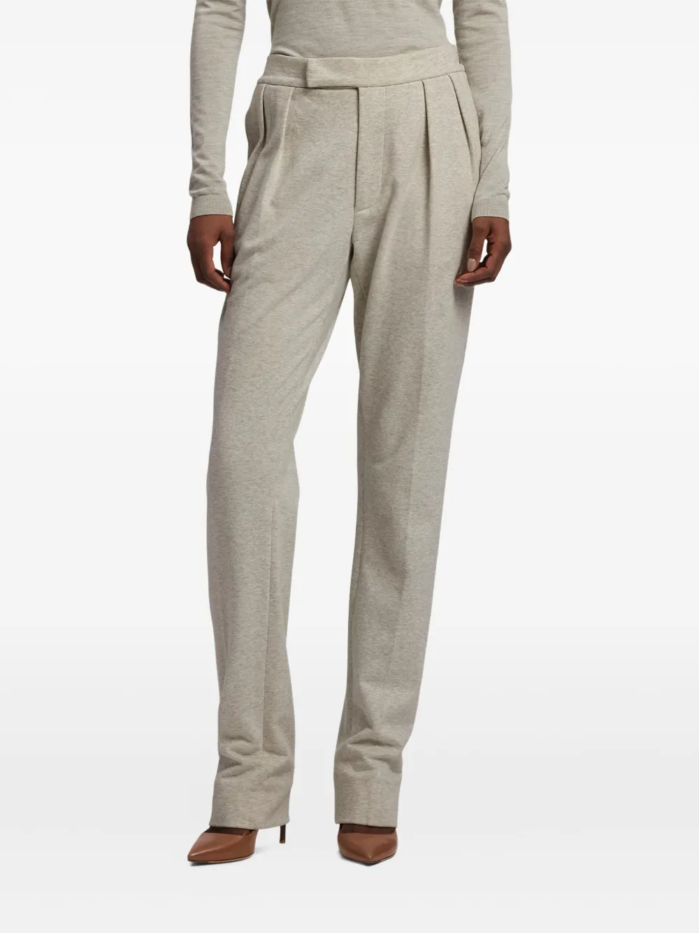 Ralph Lauren Collection Geplooide pantalon Grijs