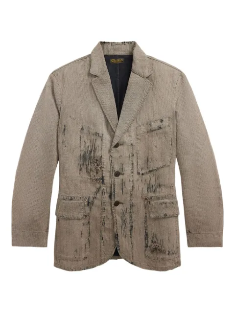 Ralph Lauren RRL distressed-finish blazer