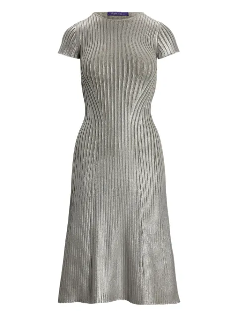 Ralph Lauren Collection short-sleeve silk dress