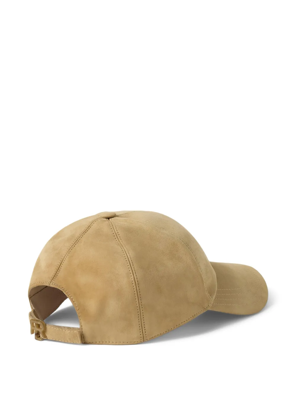 Ralph Lauren Collection Suède honkbalpet - Bruin