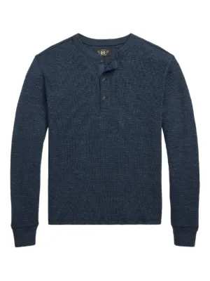 RRL インディゴ コットン カーディガン L ニット セーター ラルフ