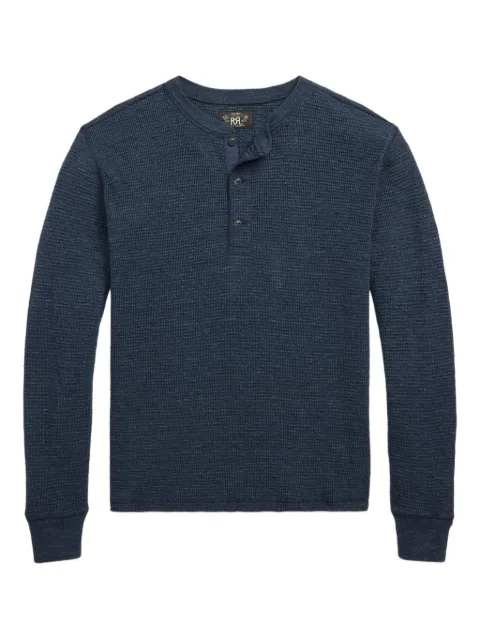 Ralph Lauren RRL Henley katoenen T-shirt
