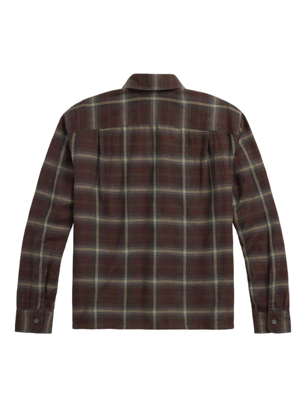 Ralph Lauren RRL Hannah geruite blouse met lange mouwen - Bruin
