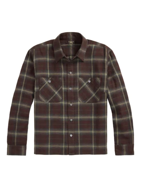 Ralph Lauren RRL Hannah plaid long-sleeve shirt