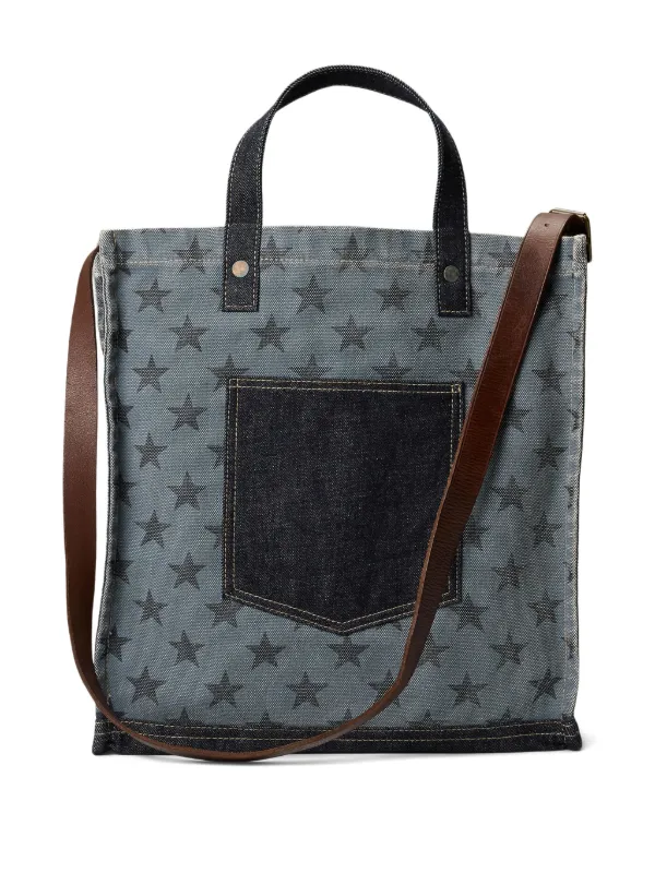 Ralph Lauren RRL Medium Carpenter Tote Bag Blue FARFETCH IN