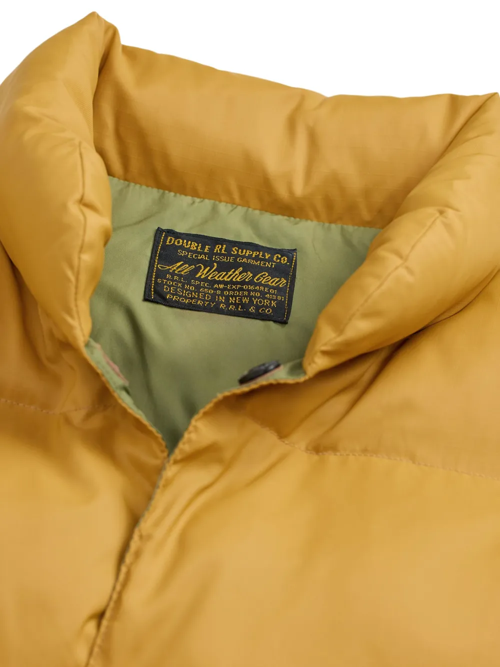 Ralph Lauren RRL Padded Utility Jacket | Yellow | FARFETCH