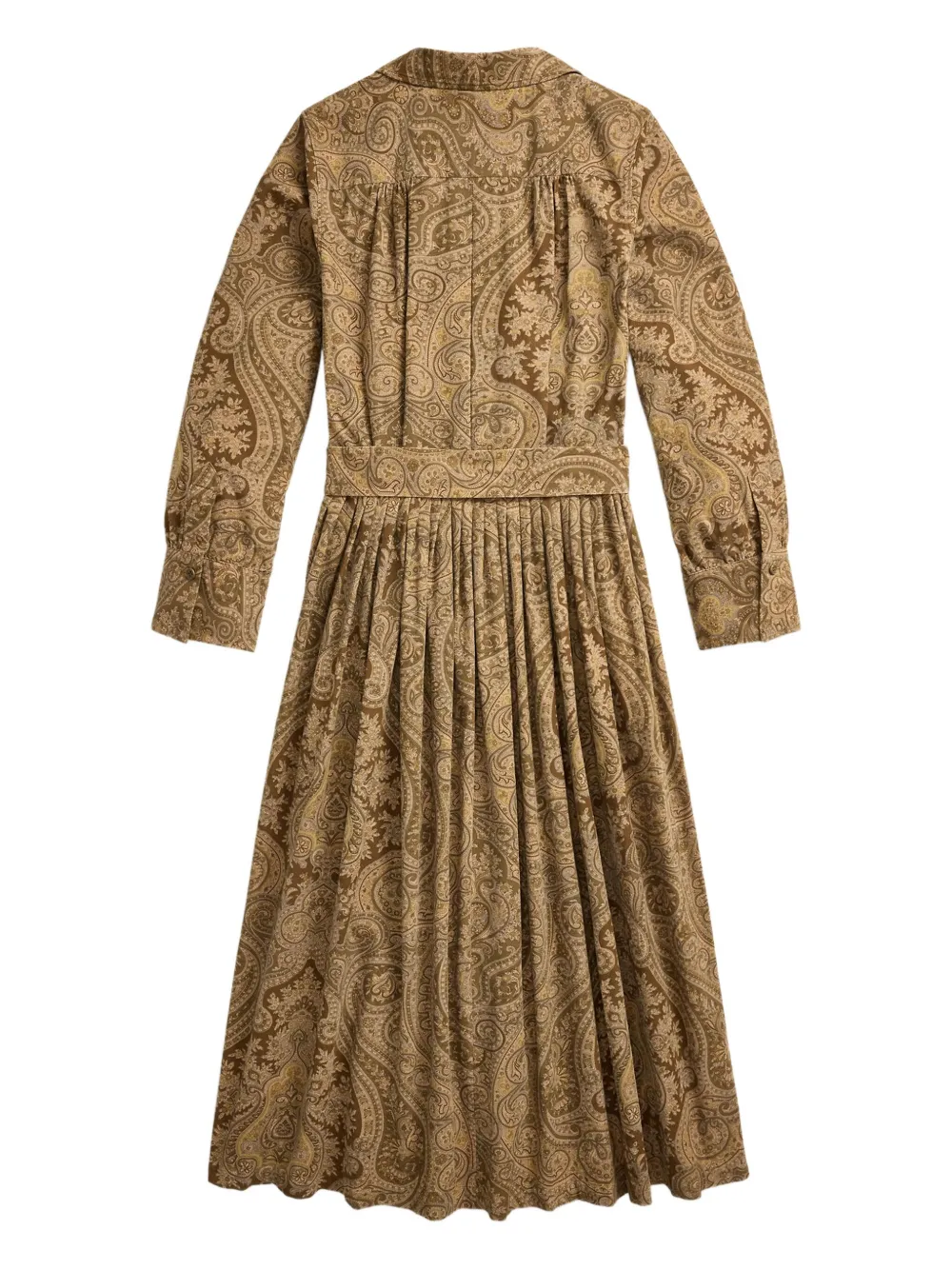 Ralph Lauren RRL Gemma jurk met paisley-print en ceintuur - Bruin