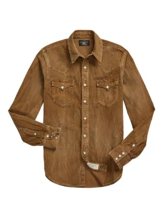 Ralph Lauren RRL Buffalo ウエスタン シャツ | ブラウン | FARFETCH JP Ralph Lauren RRL Buffalo ウエスタン シャツ | ブラウン | FARFETCH JP