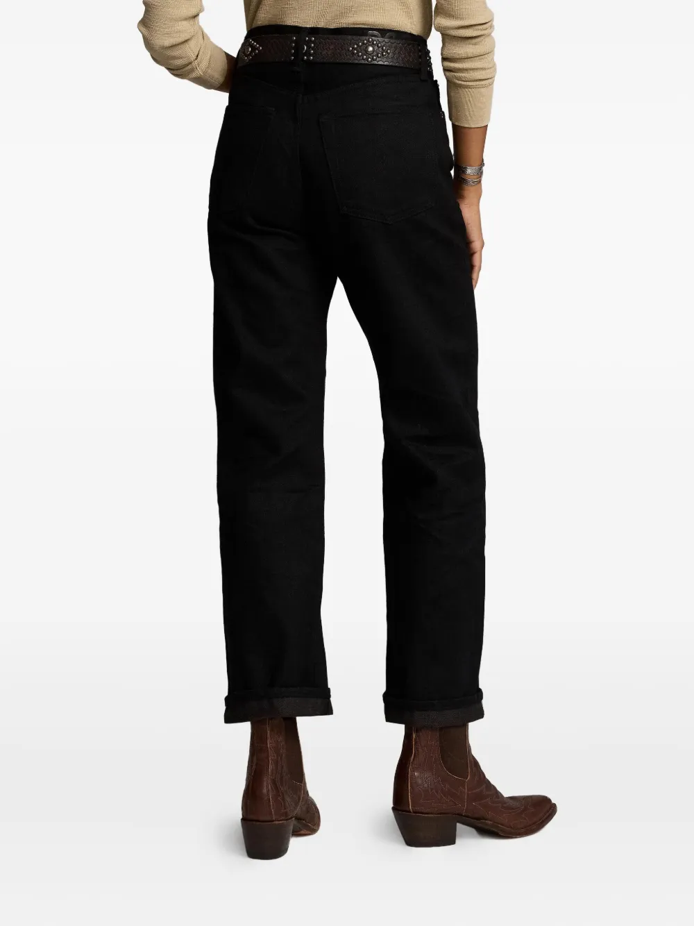 Ralph Lauren RRL High waist jeans Zwart