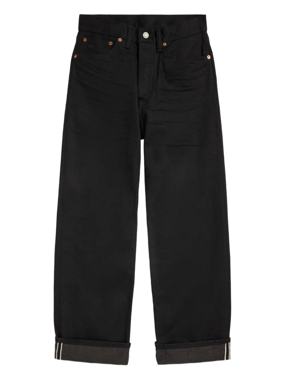 Ralph Lauren RRL High waist jeans Zwart