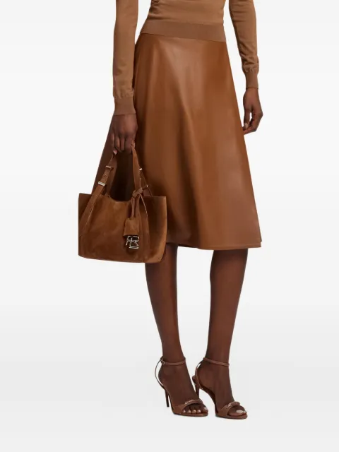Ralph Lauren Collection Jackeline leather skirt