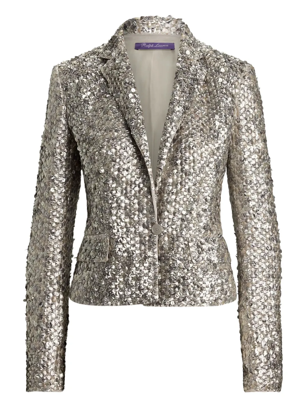 Ralph Lauren Collection Fawn blazer verfraaid met pailletten Grijs