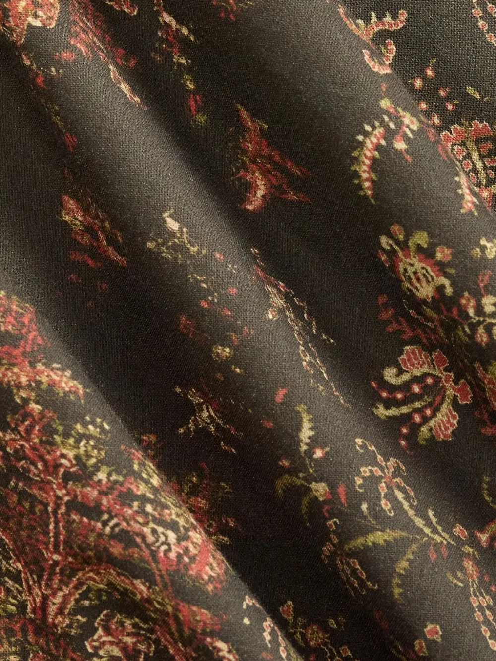 Ralph Lauren RRL Alice jurk met bloemenprint en ruches Bruin