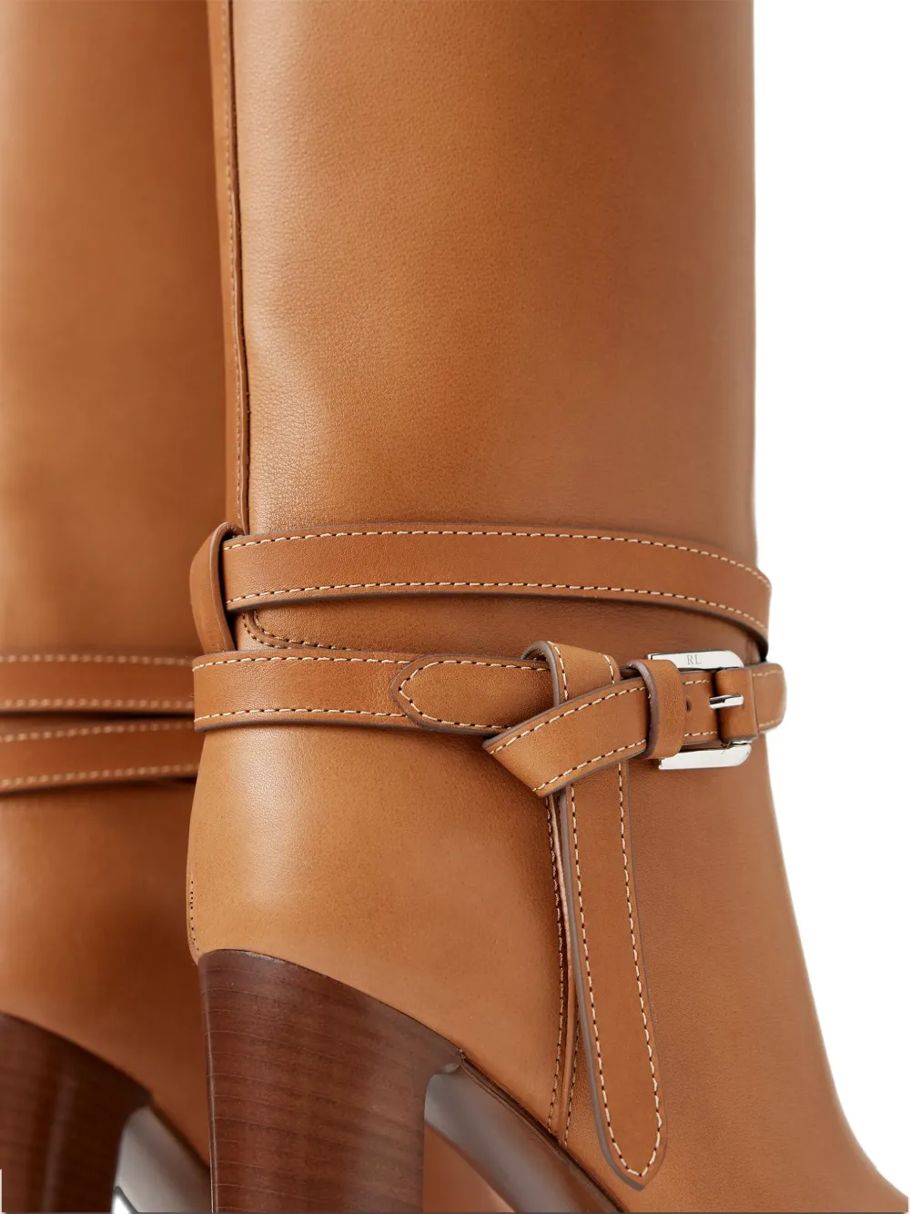 Ralph Lauren Collection 90mm Donnely knee-high boots Brown