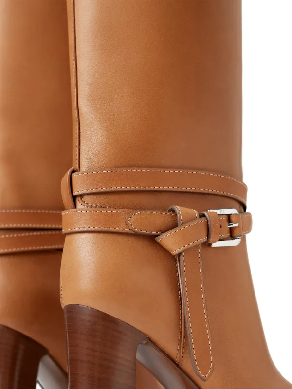 Ralph Lauren Collection Donnely 90mm ロングブーツ | ブラウン