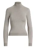 Ralph Lauren Collection silk long-sleeve top - Grey