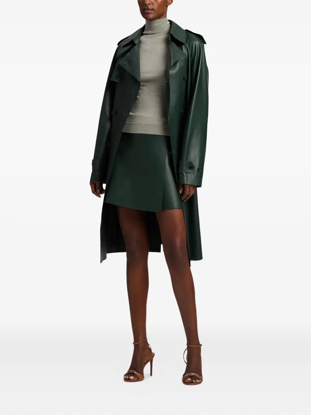 Ralph Lauren Collection Zijden top Grijs
