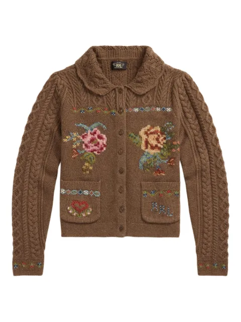 Ralph Lauren RRL floral-embroidered cardigan