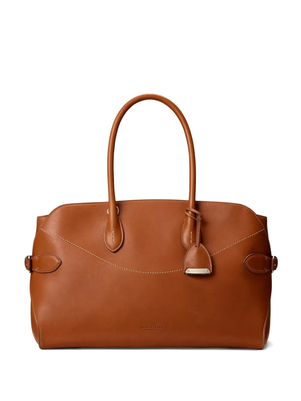 Ralph Lauren Collection Medium leren shopper Bruin