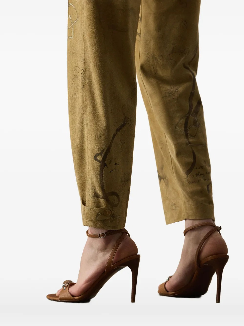 Ralph Lauren Collection Fallon broek Geel
