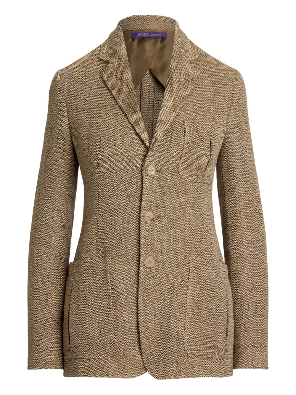 Ralph Lauren Herringbone-textured Blazer