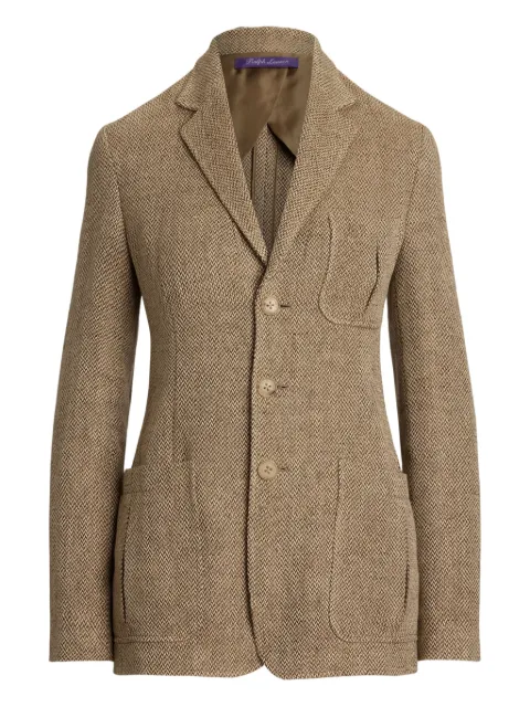 Ralph Lauren Collection blazer texturizado con motivo de espiga