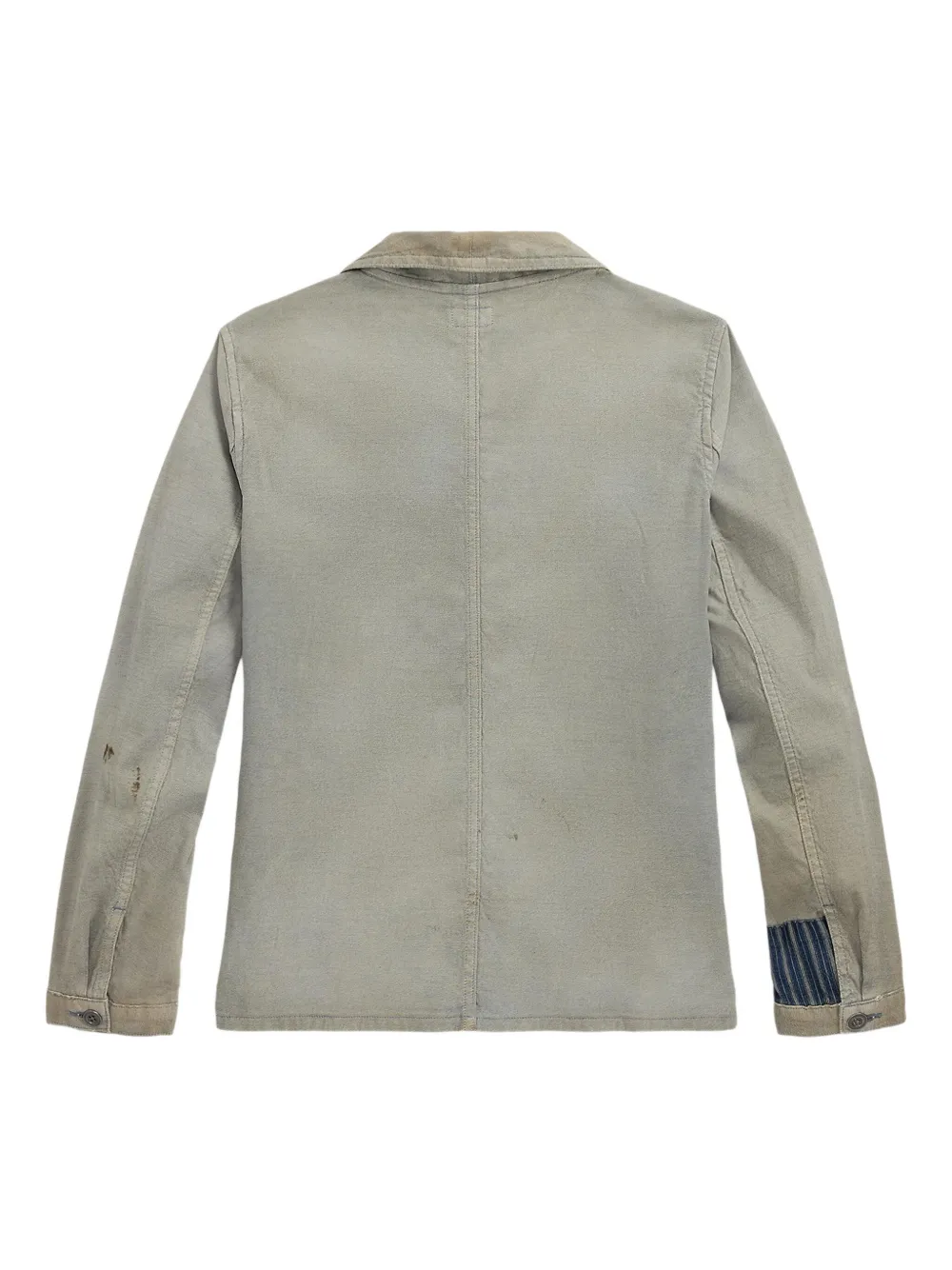 Rrl Patchwork Utility Jacket In Blue