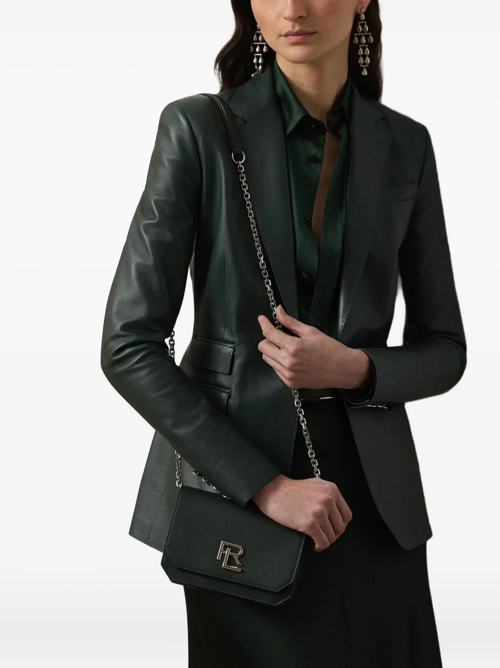 Ralph Lauren Collection RL 888 kleine crossbodytas Groen