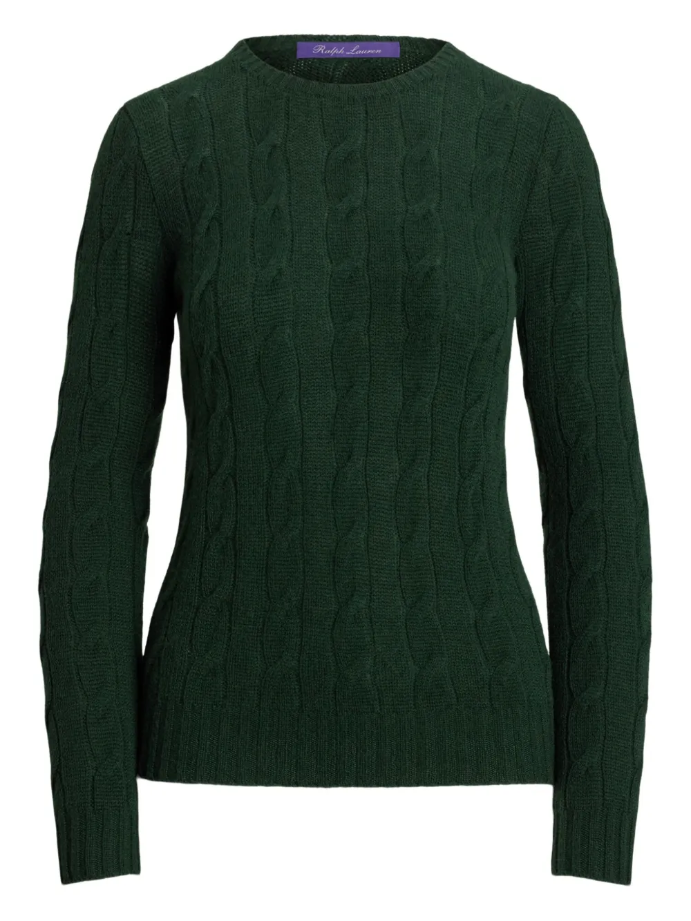 cable-knit sweater