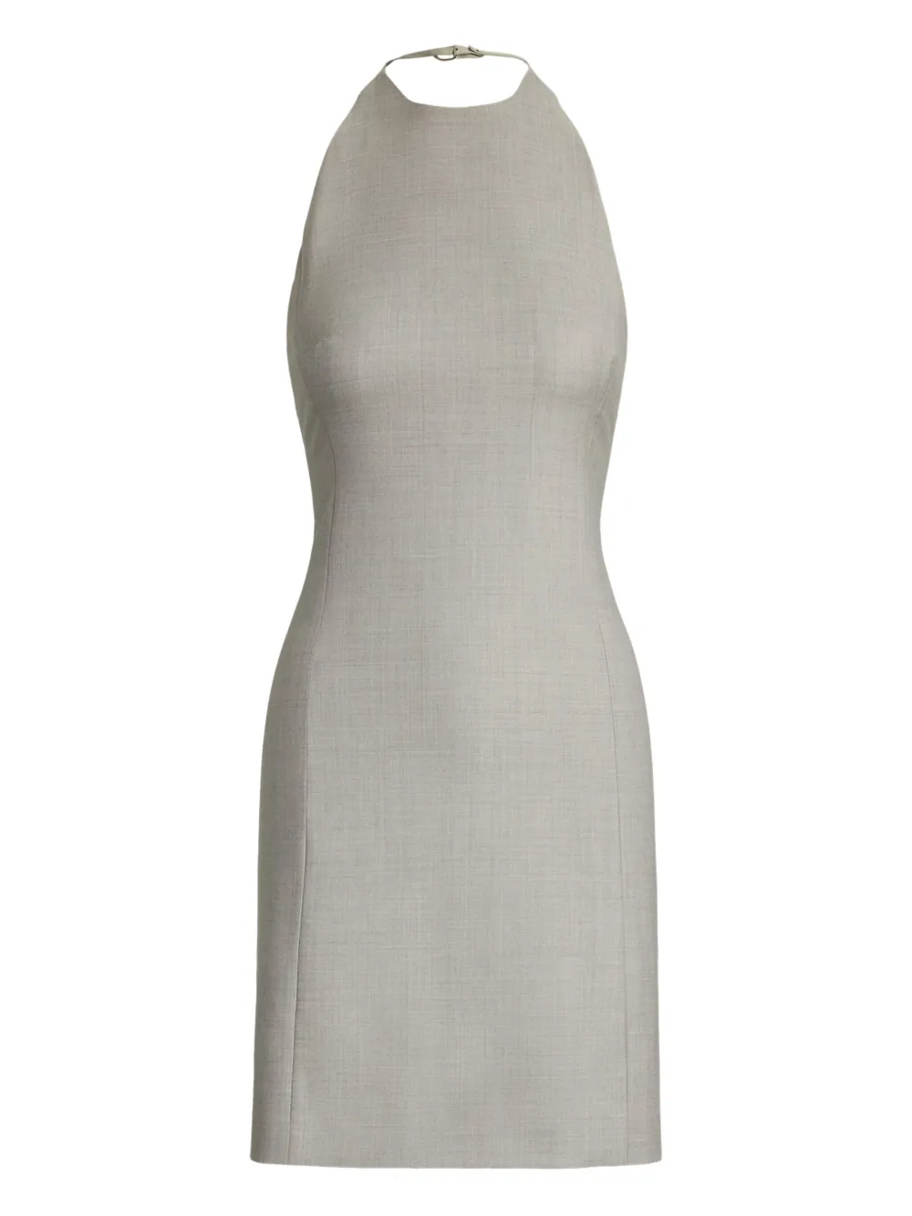 halter neck mini dress